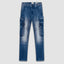 Cassara Cargo Jeans Blue