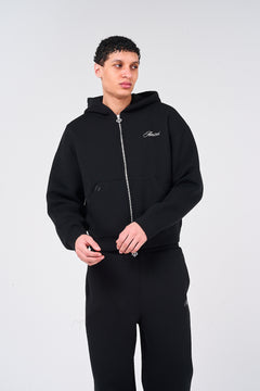Atelier Black Scuba Hoodie