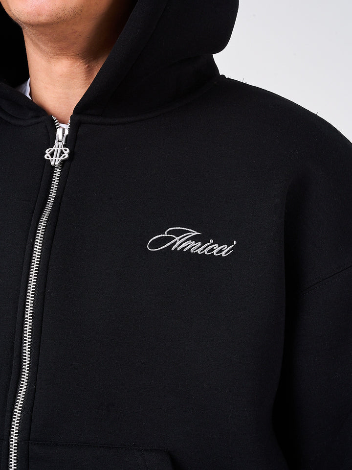 Atelier Black Scuba Hoodie