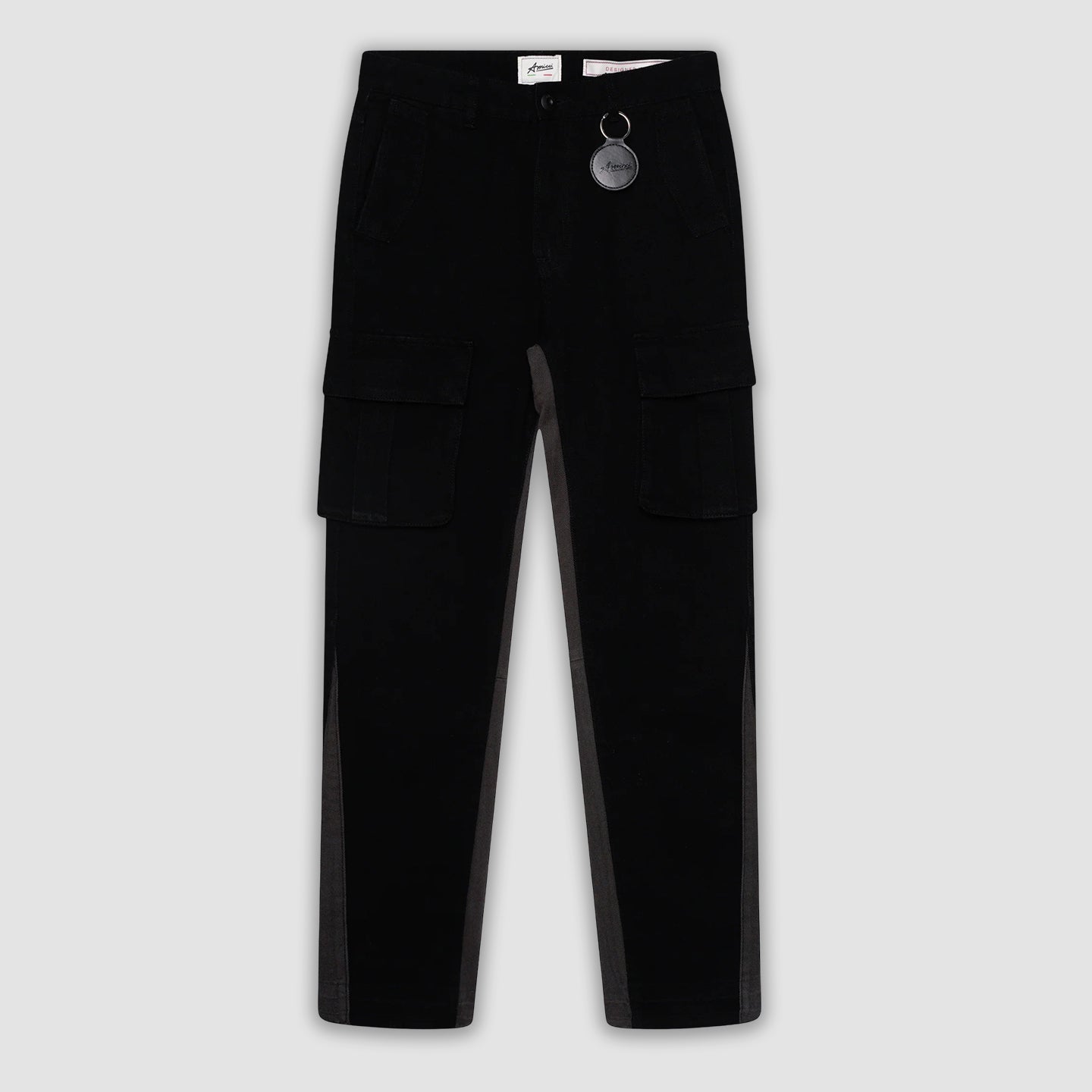 Pantalón cargo Renzo Flare negro