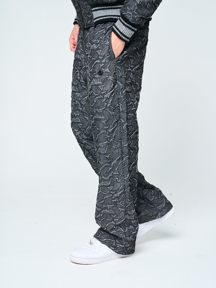 Fonsie joggingbroek met textuur