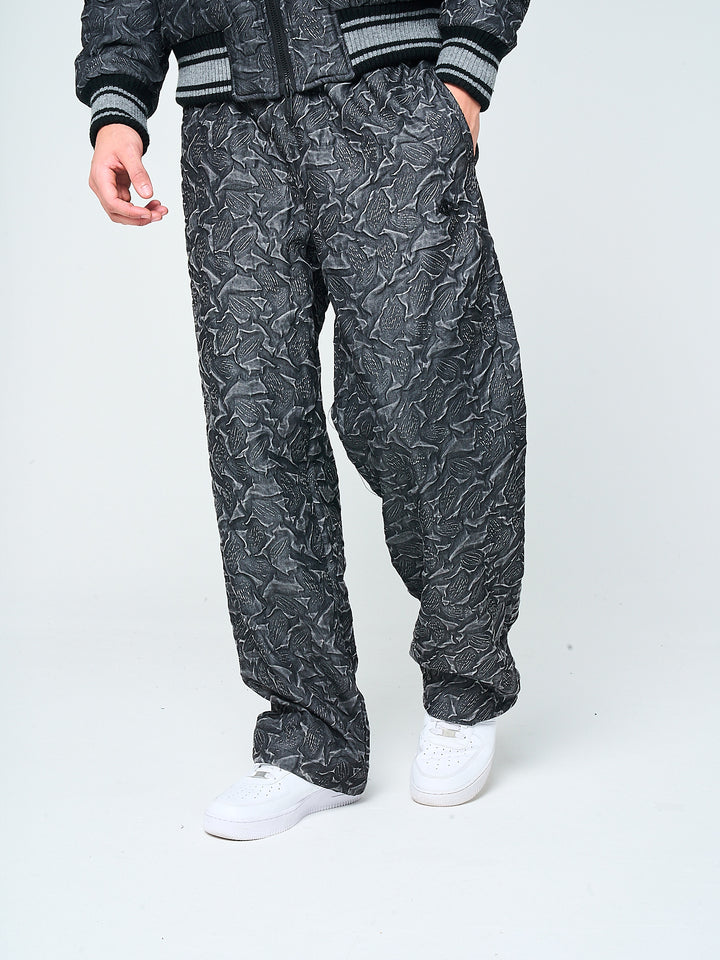 Fonsie joggingbroek met textuur