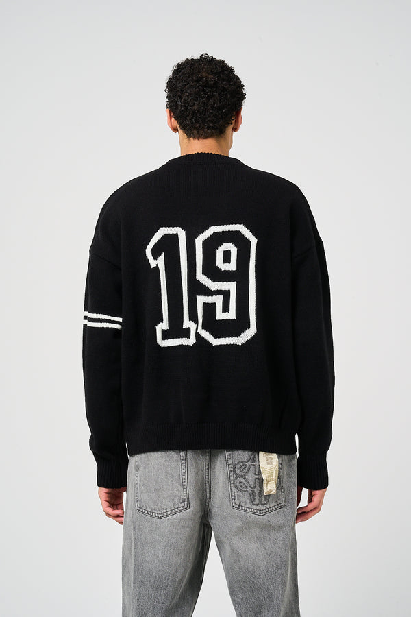 Nantes Long Sleeve Black T Shirt