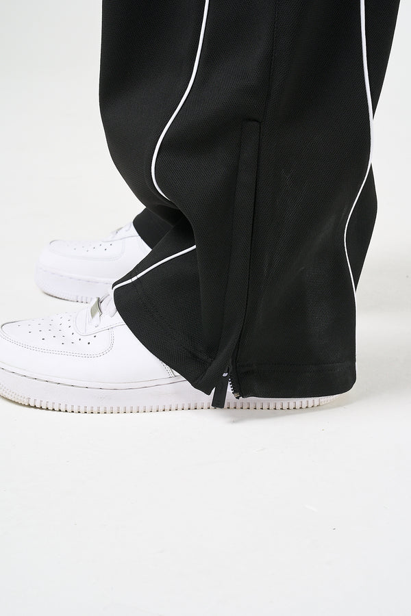 Bleecker Black Zip Through Bottoms