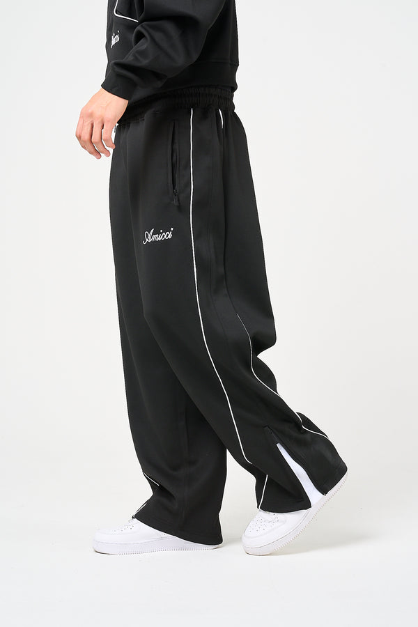 Bleecker Black Zip Through Bottoms