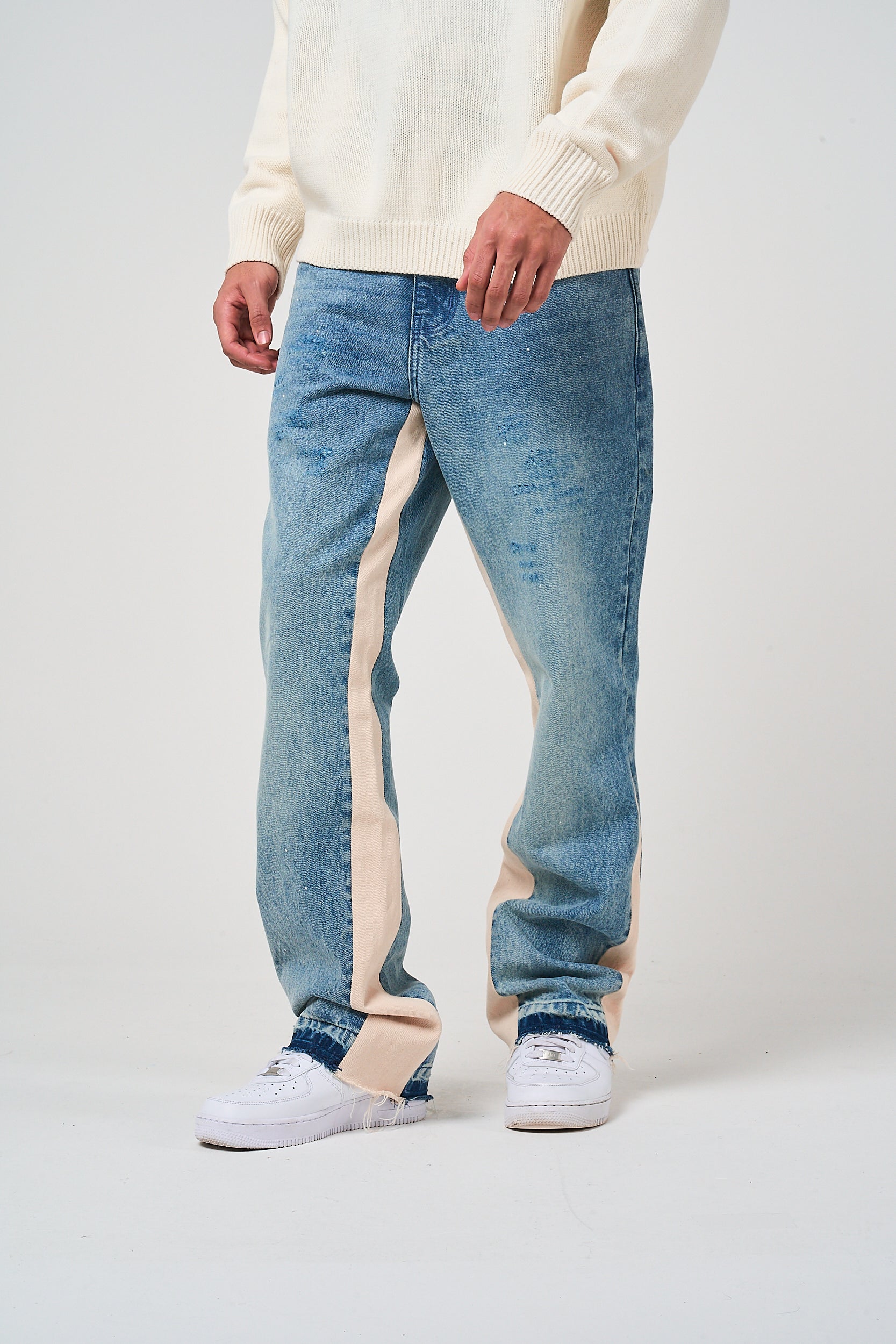 Maranello Grijs Flare Denim