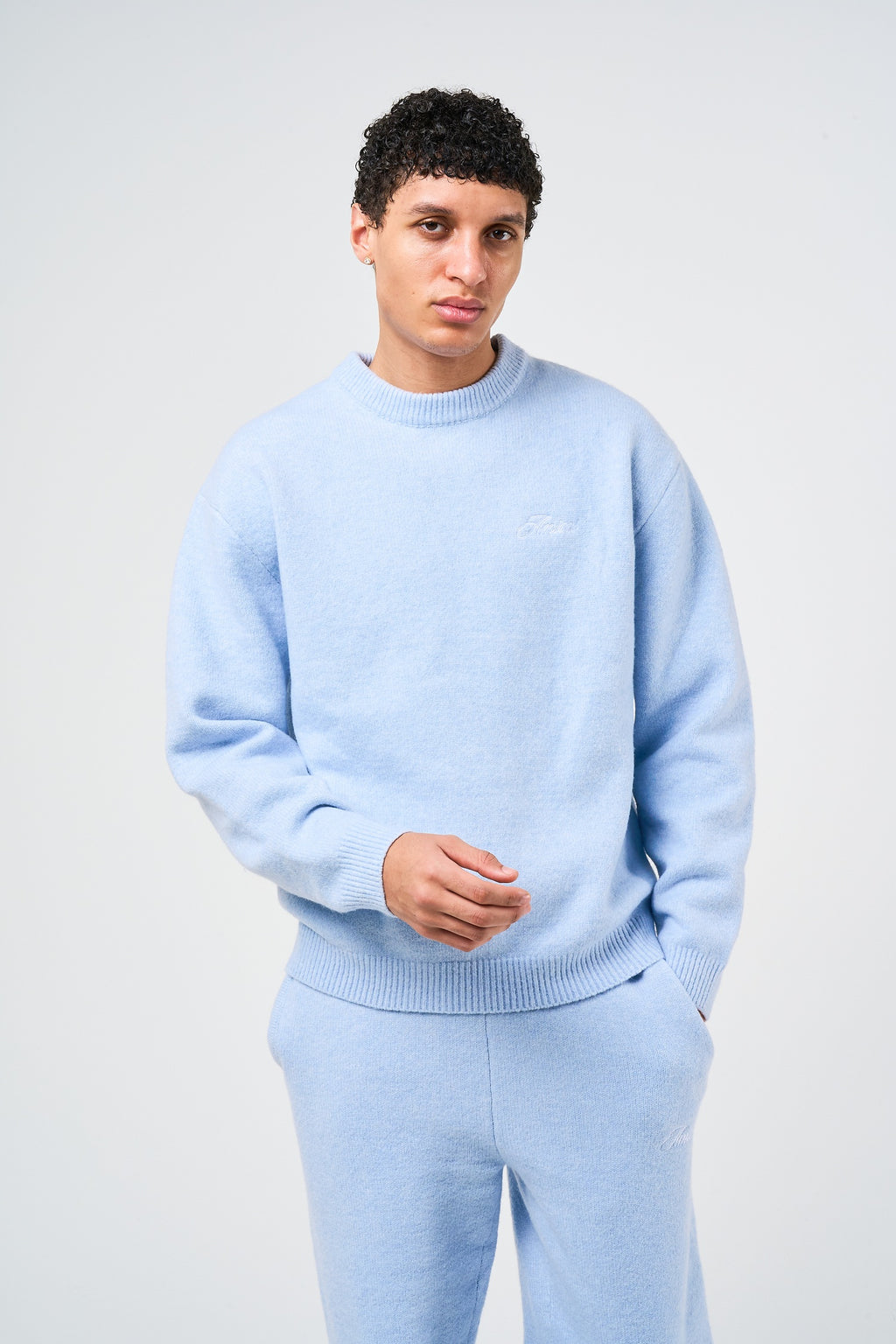 Dexter Blue Knitted Sweatshirt