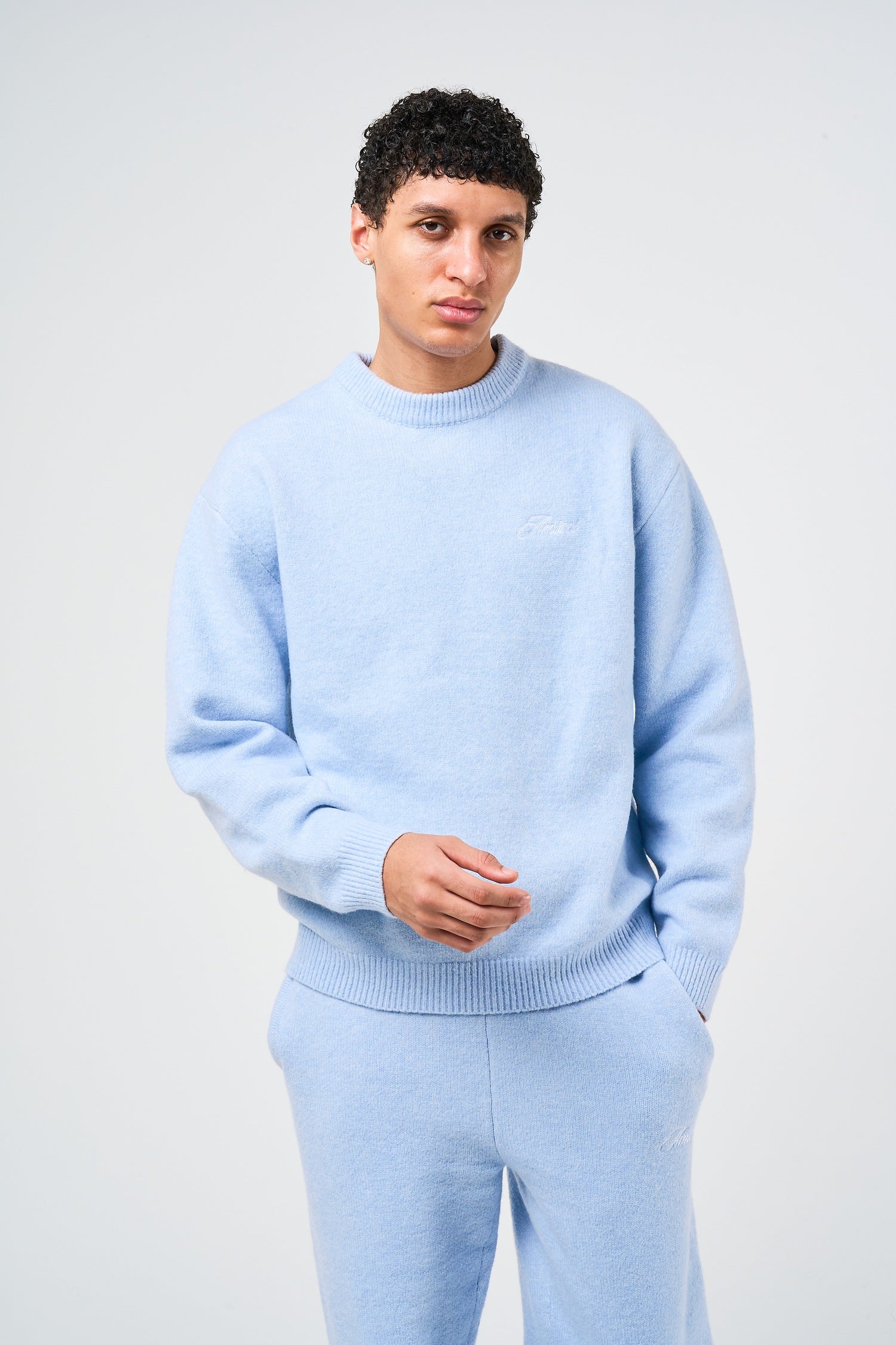 Dexter Blue Knitted Sweatshirt