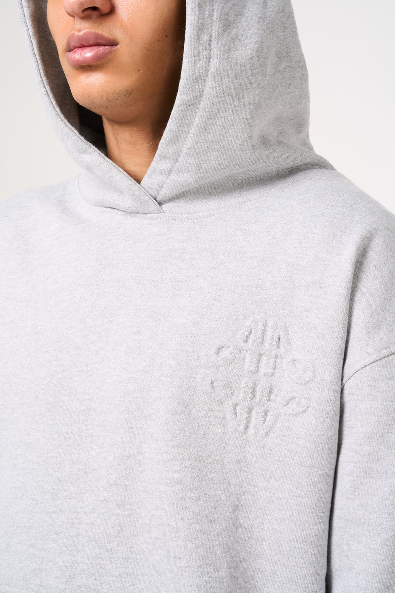Reyes Embleem Logo Hoodie Grijs