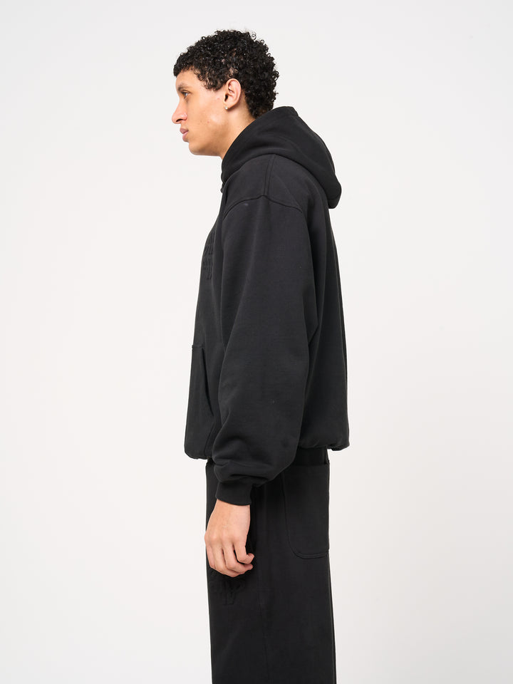 Reyes Emblem Logo Hoodie Black