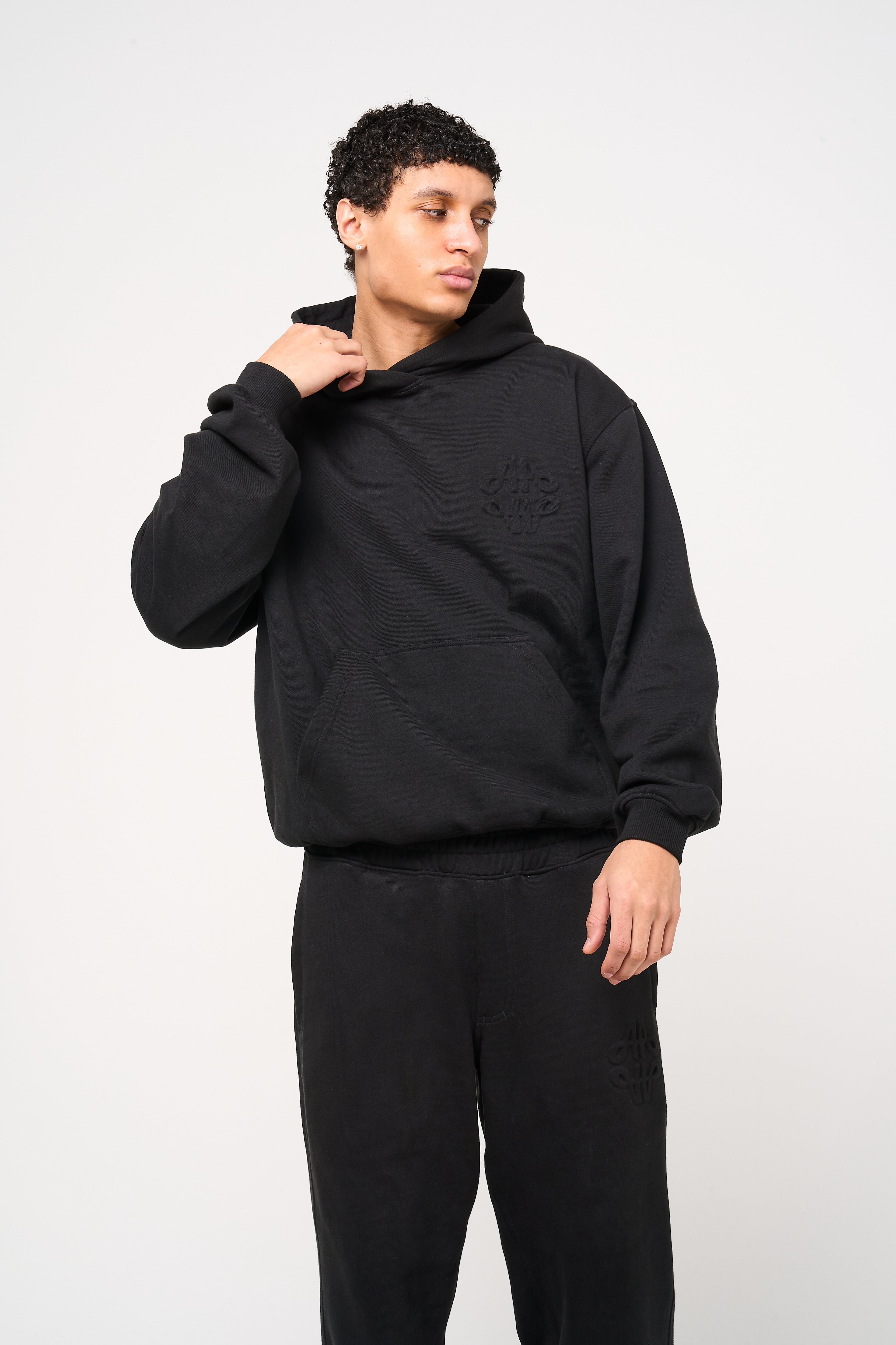 Reyes Emblem Logo Hoodie Black