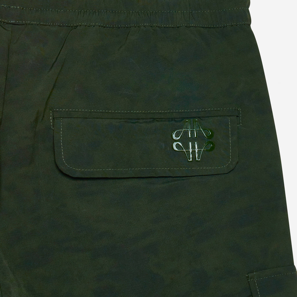 Almeria patroon shorts groen