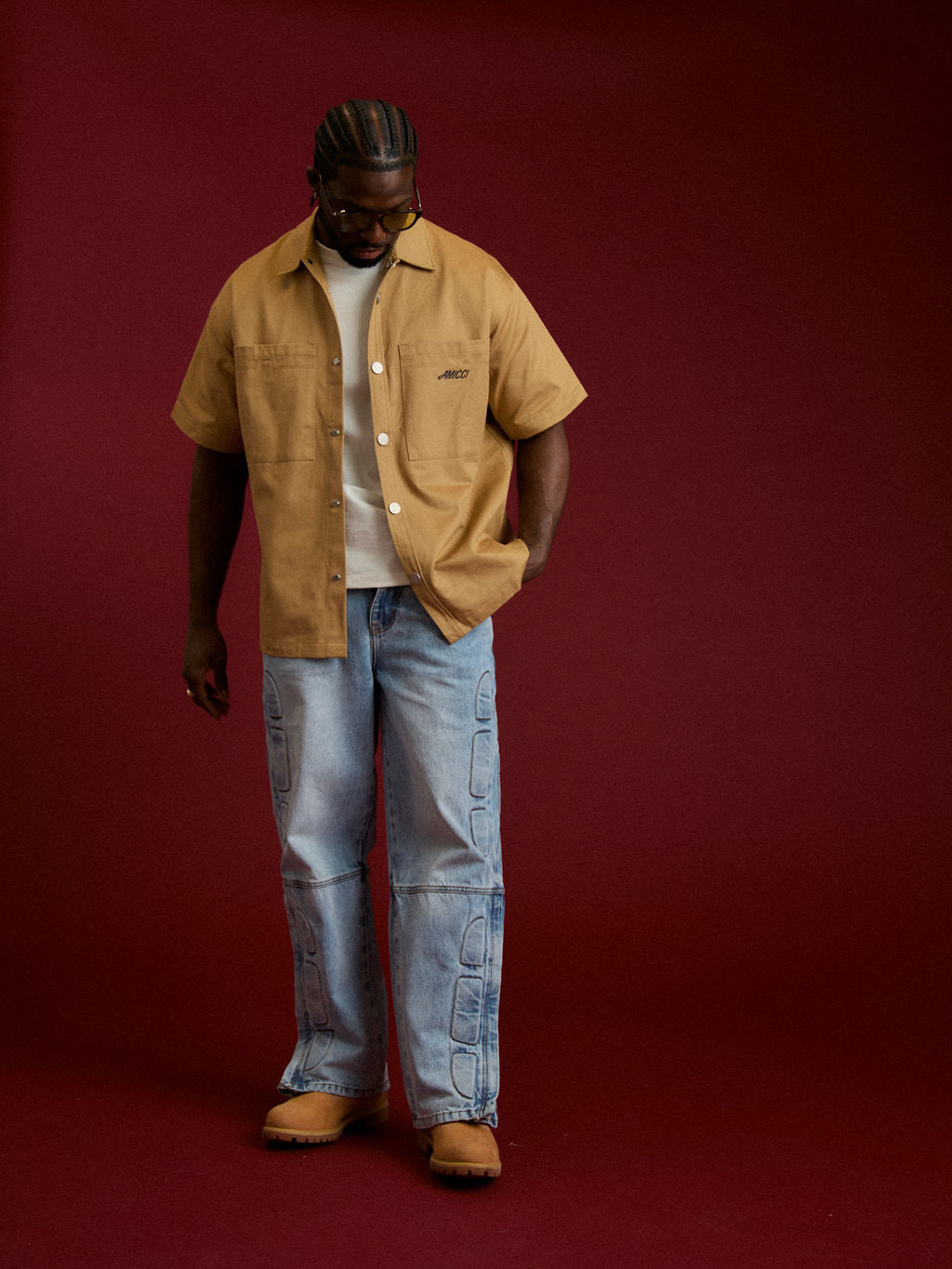 Genereer Blauwe Baggy Jeans