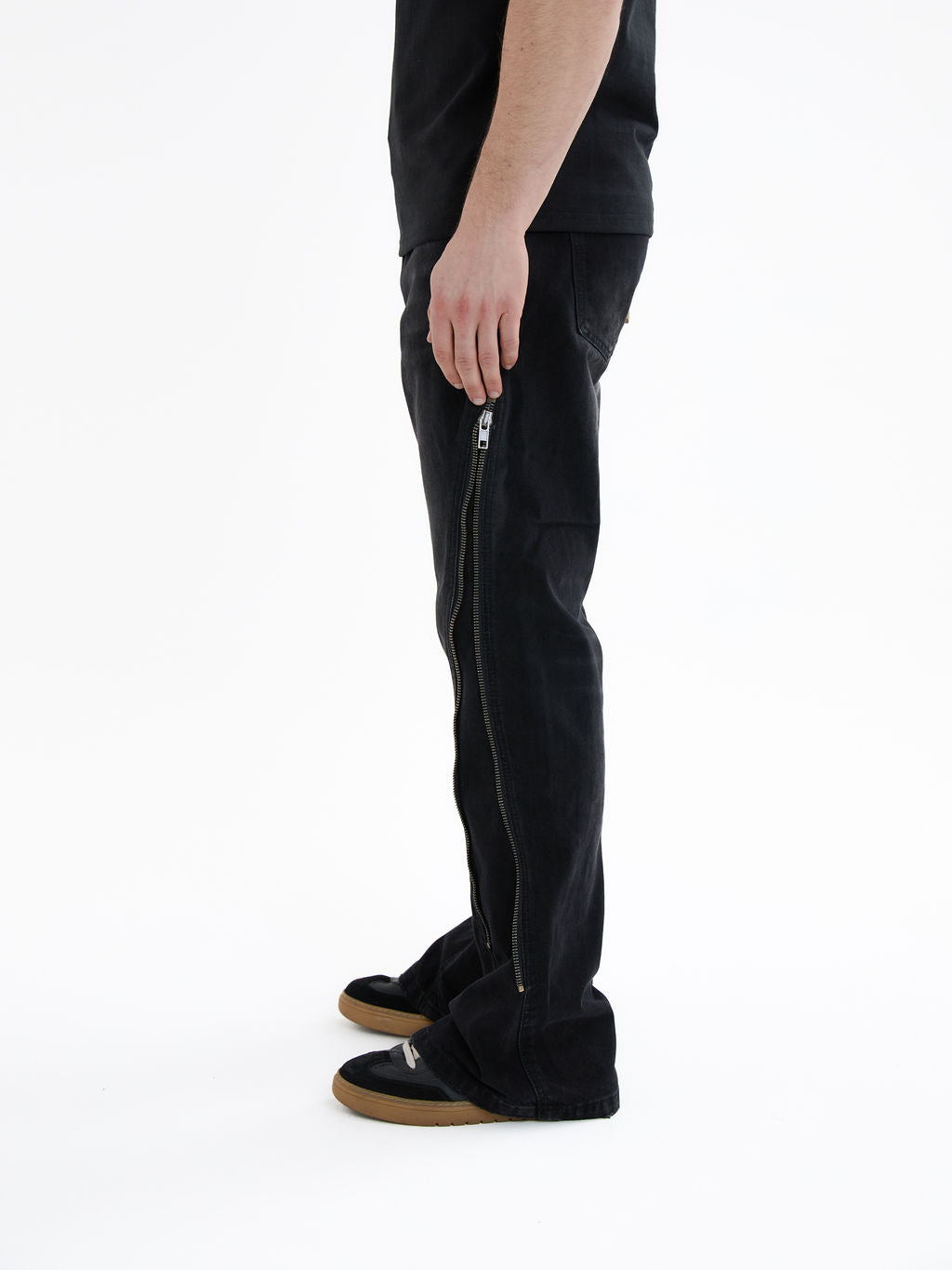 Lorient Gecombineerde Flare Jeans Zwart