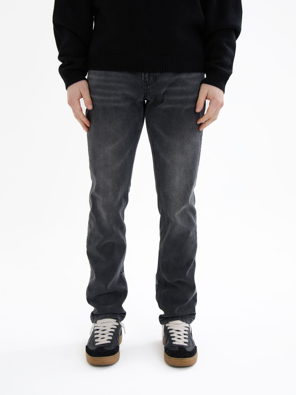 Givona Gewassen Zwarte Flare Jeans