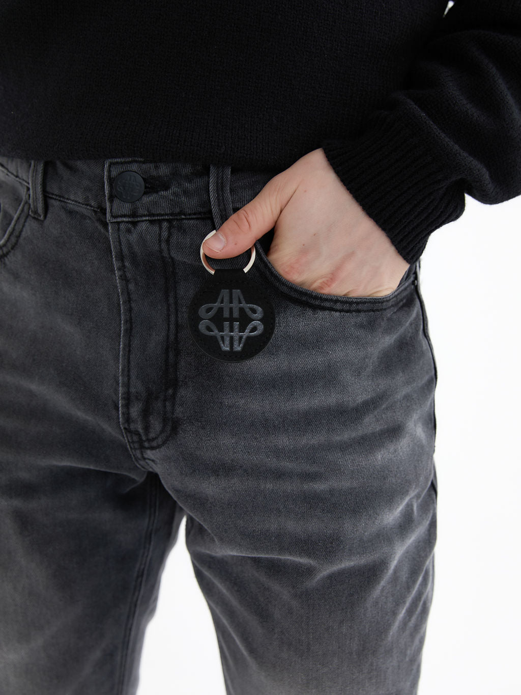 Givona Gewassen Zwarte Flare Jeans