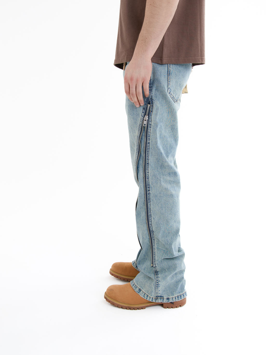 Lorient Gecombineerde Flare Jeans Blauw