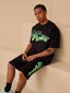 Verdent Grafik T-Shirt Siyah