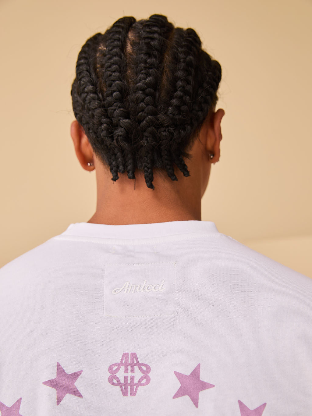 Camiseta gráfica Hasten blanca