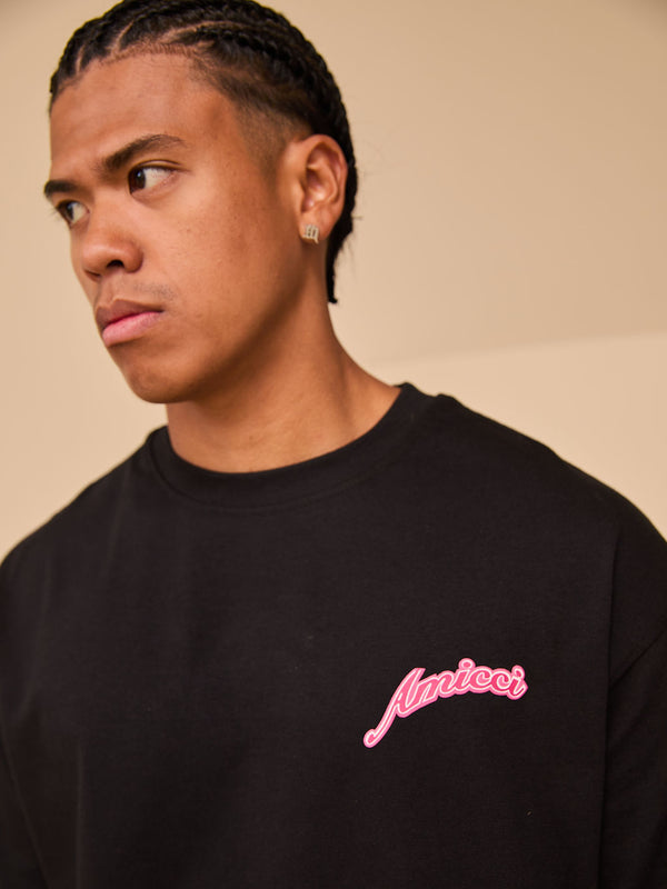 Camiseta Oversize Gráfica Tiriosa