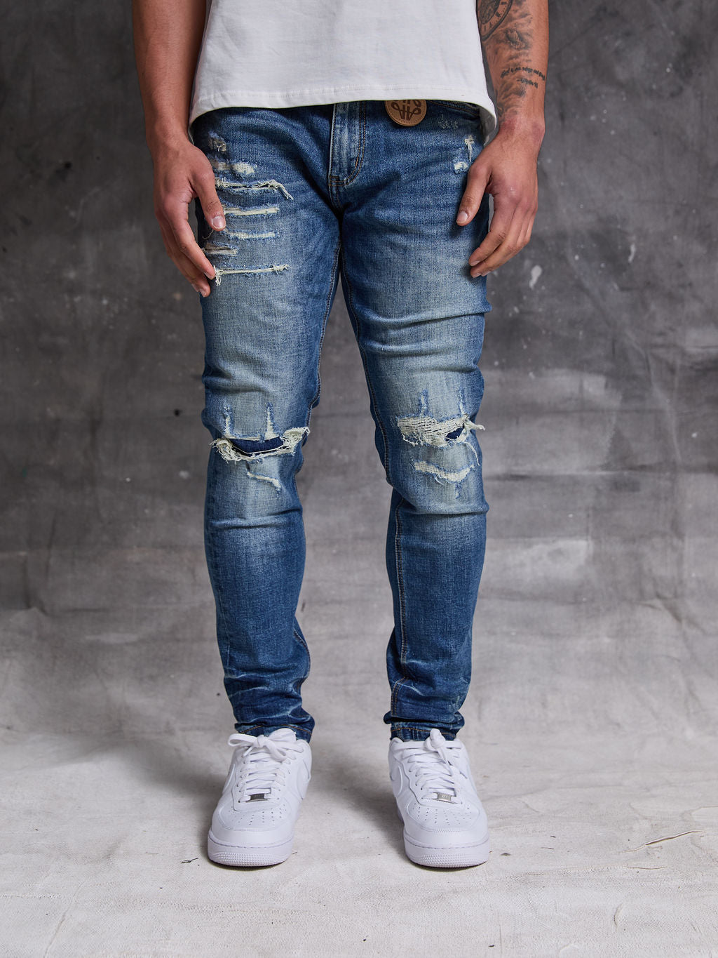Alonzo Blue Skinny Jean