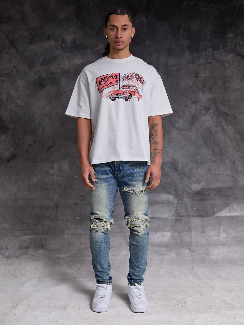 Borgo Blue Ripped Jean