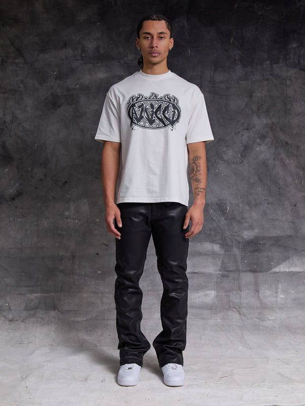 Pantalón de Cuero Negro Dario
