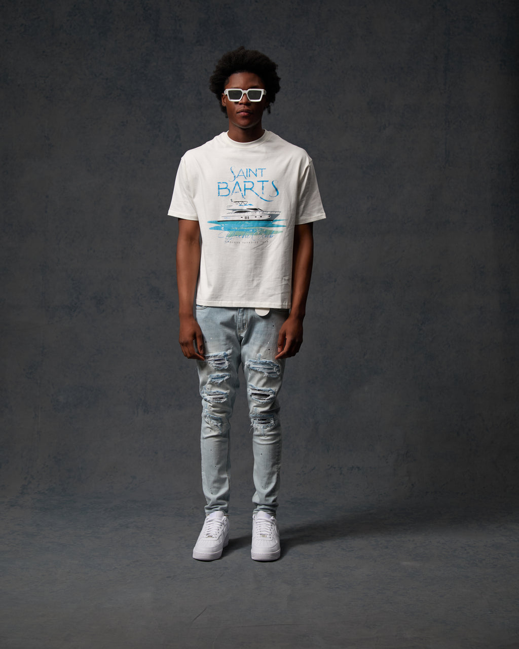 Camiseta Blanca Oceano
