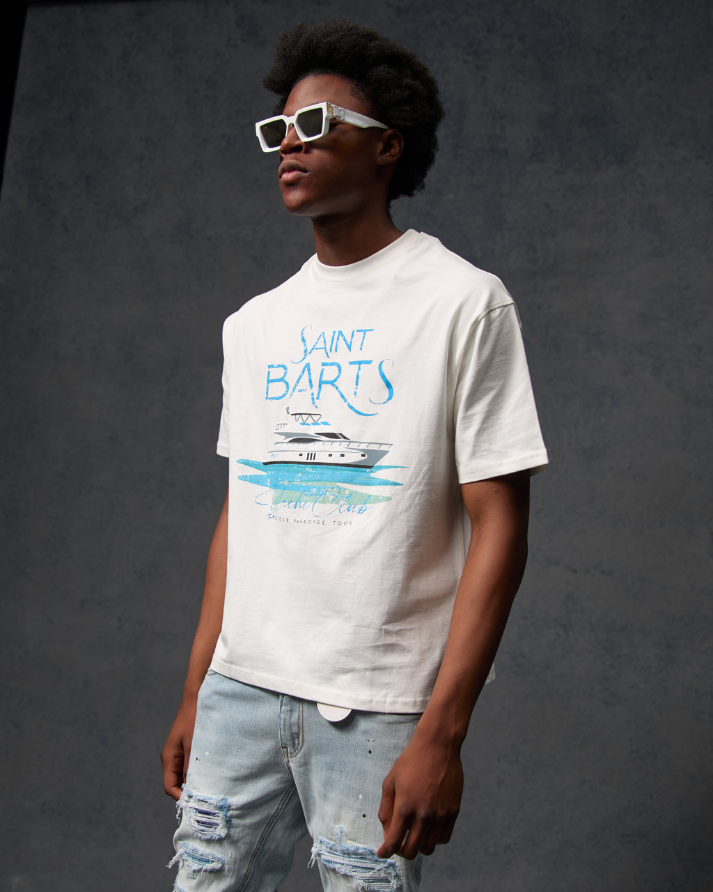 Camiseta Blanca Oceano