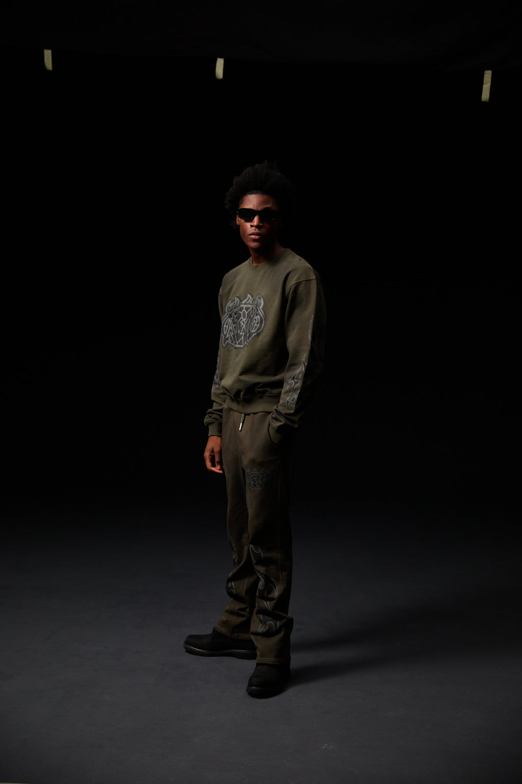 Honova Graphic Pant Green