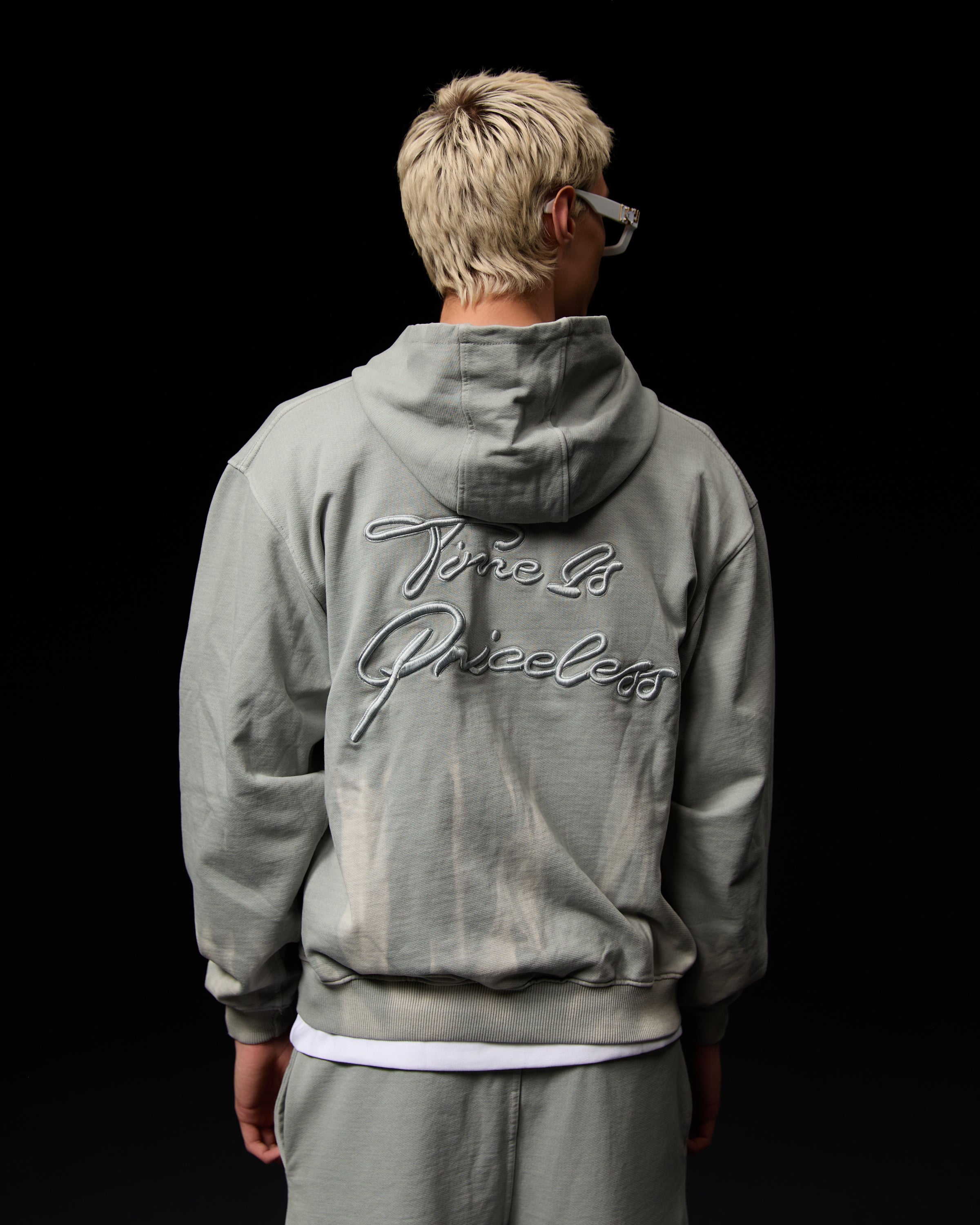 Sudadera con cremallera Enzo Grey