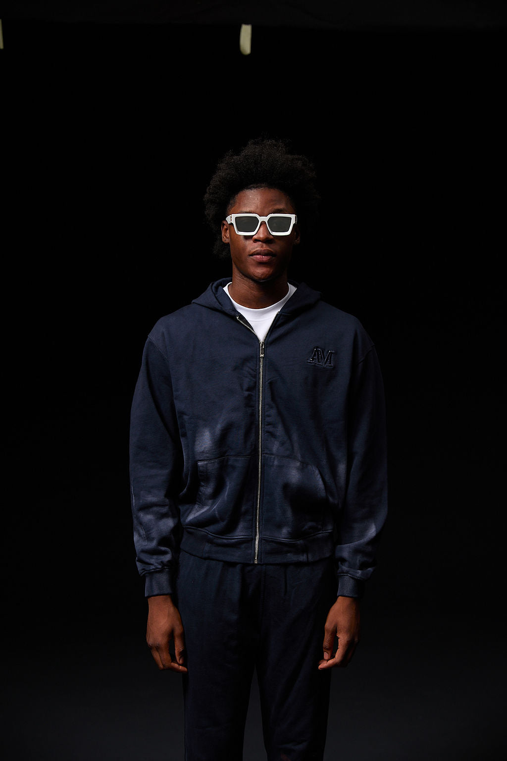 Enzo Sudadera con cremallera Navy