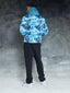 Donte Blue Camo Puffer Jacket