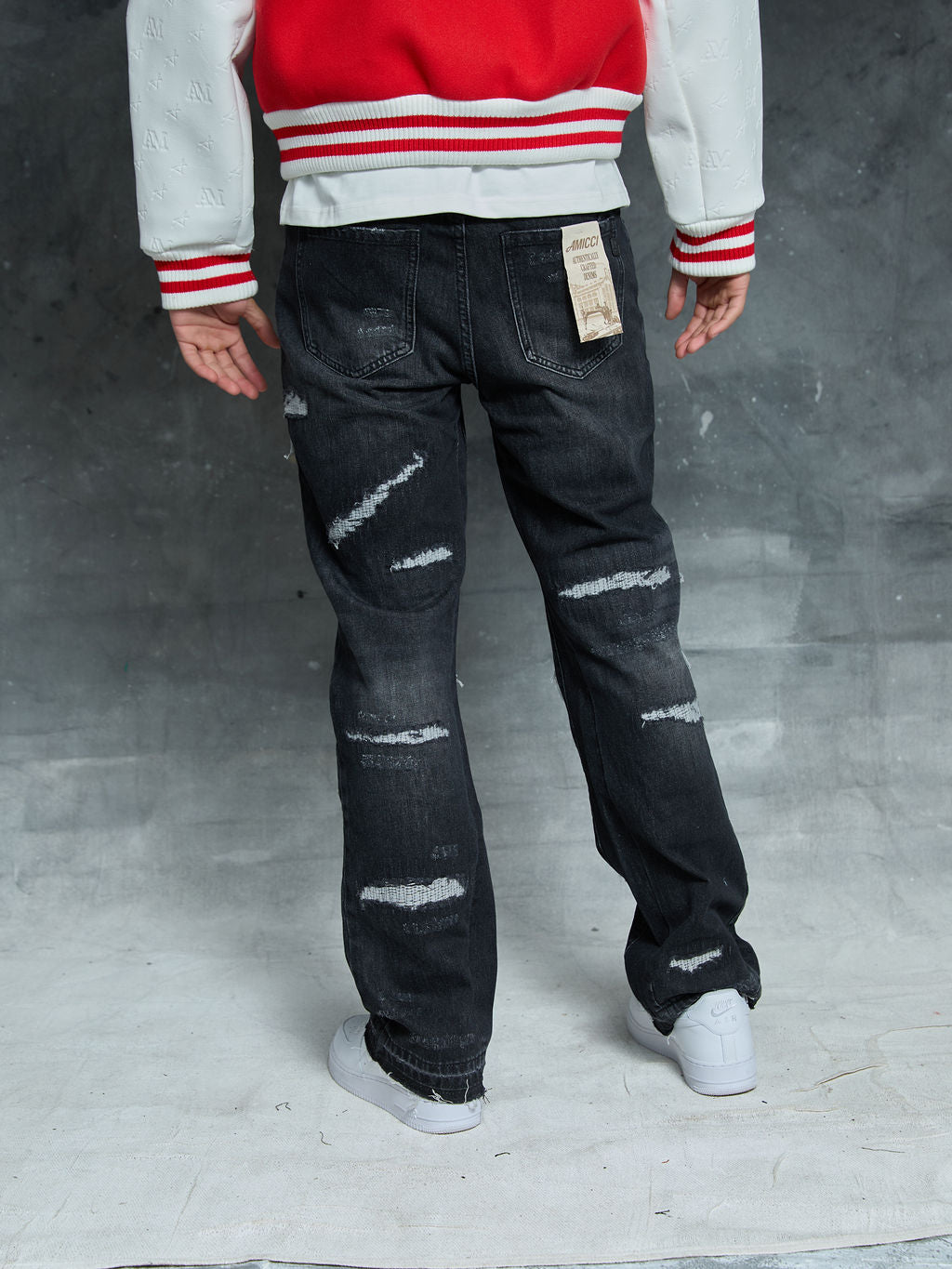 Jeans de campana negros Trivoni