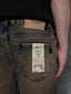 Natale Brown Baggy Jeans