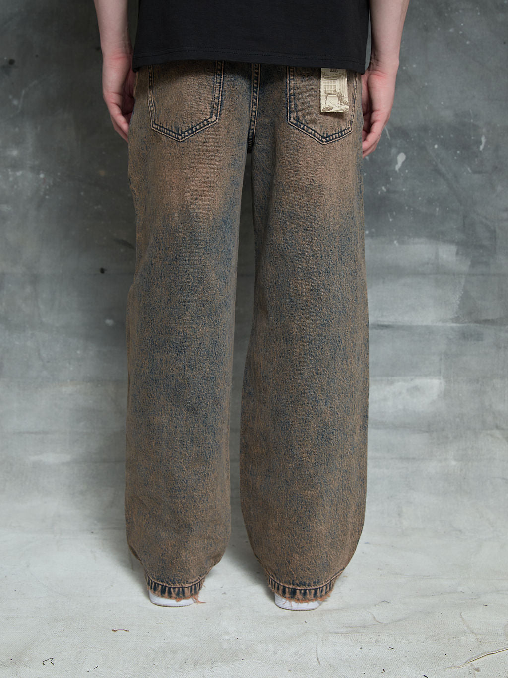 Natale Brown Baggy Jean