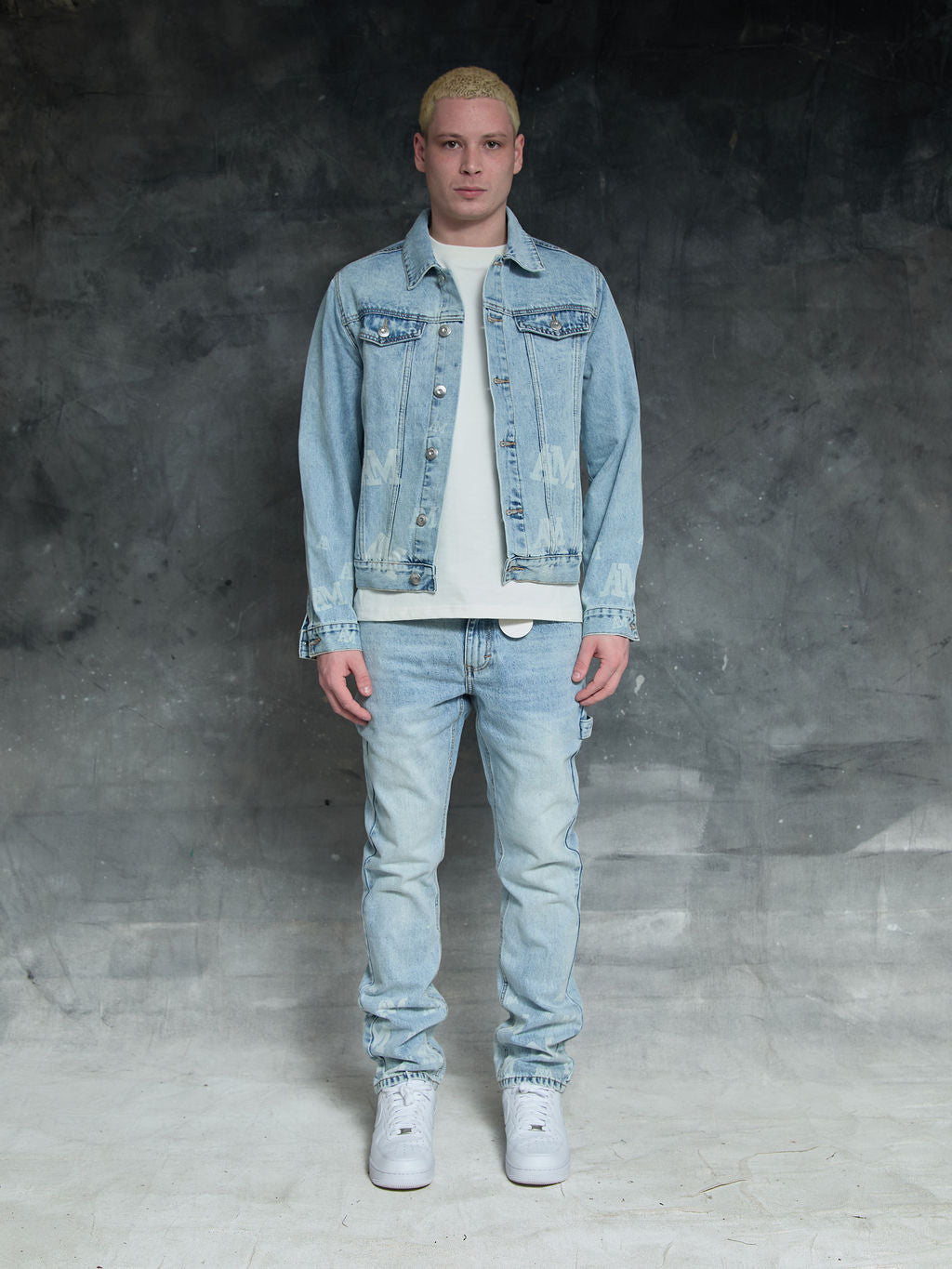 Maranzo Blauwe Denim Jas