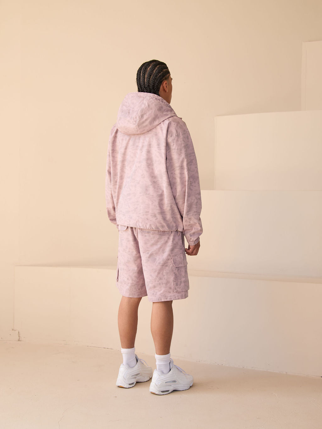 Almeria Patroon Windbreaker Jas Roze