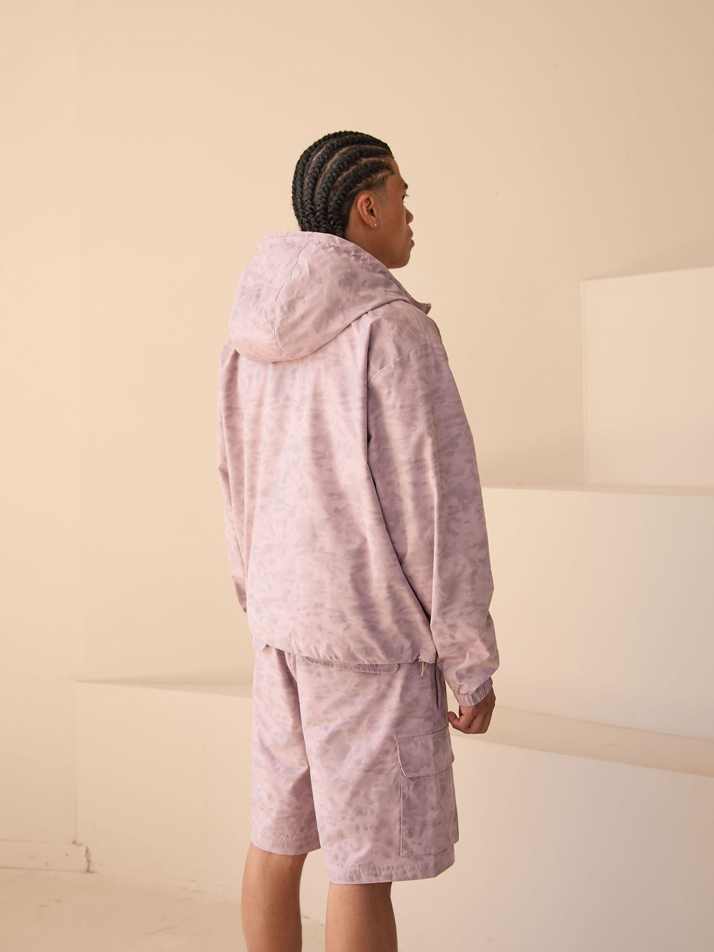Almeria Patroon Windbreaker Jas Roze