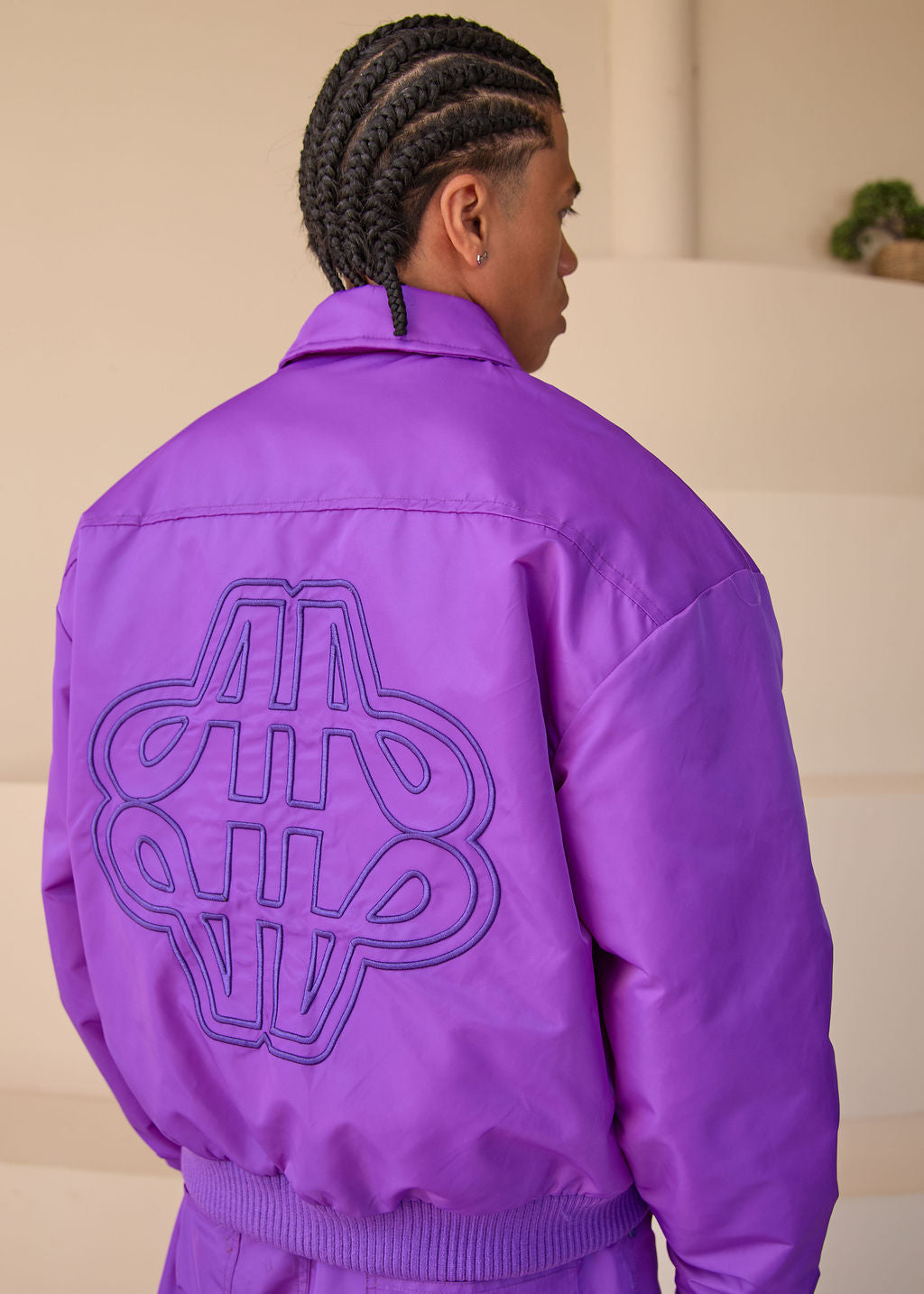 Laredo Bomber Jacket Purple