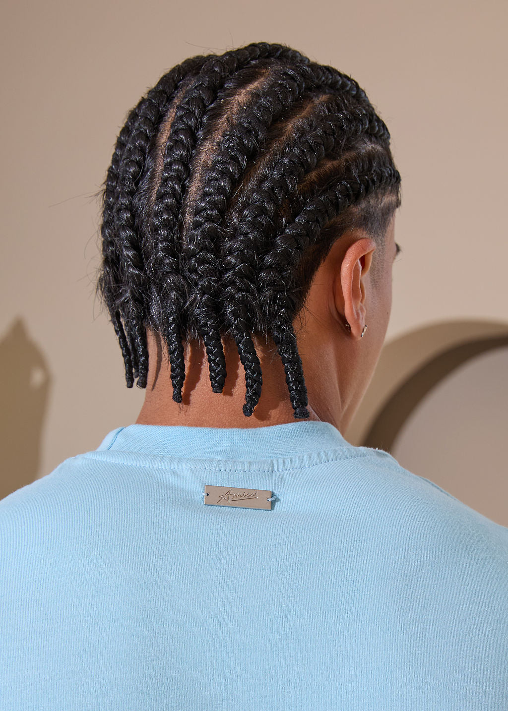 Camiseta gráfica Vallea azul