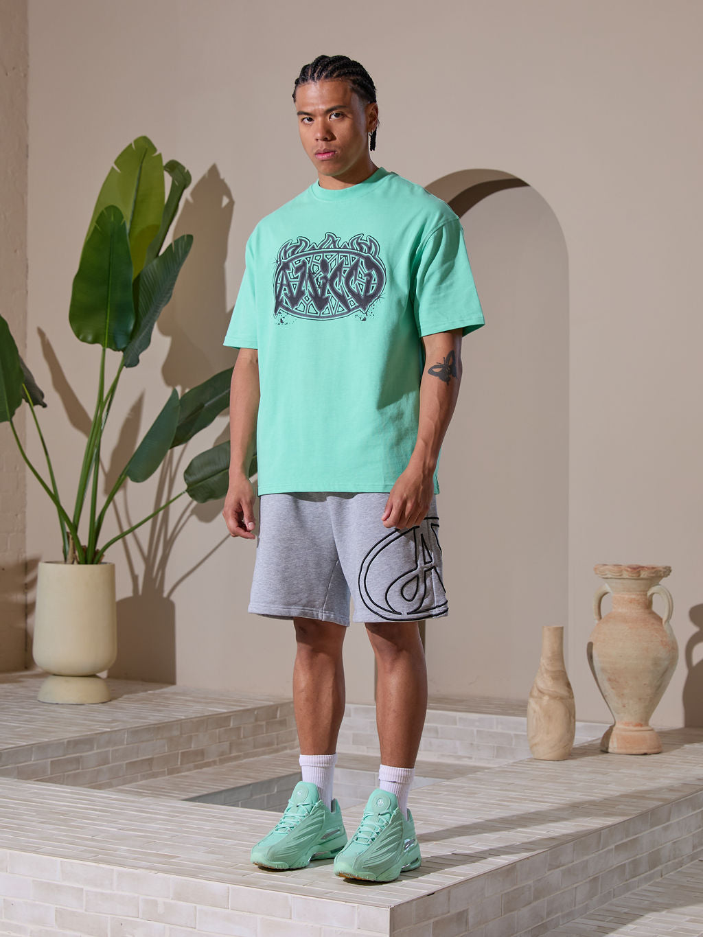 Camiseta gráfica Vallea verde
