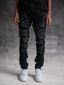 Rocco Heavy Ripped Black Skinny Jeans