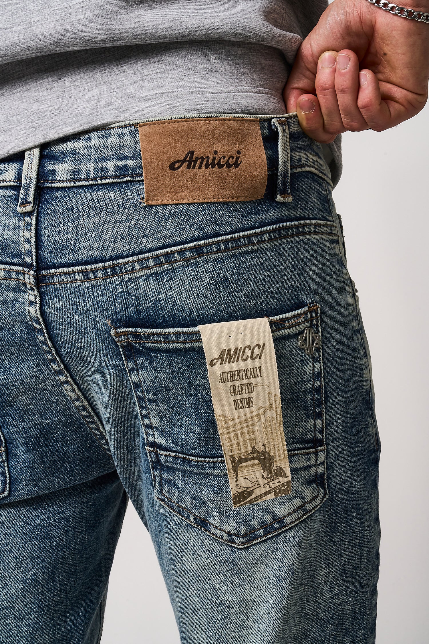 Orion Slim Jean Mid Blue
