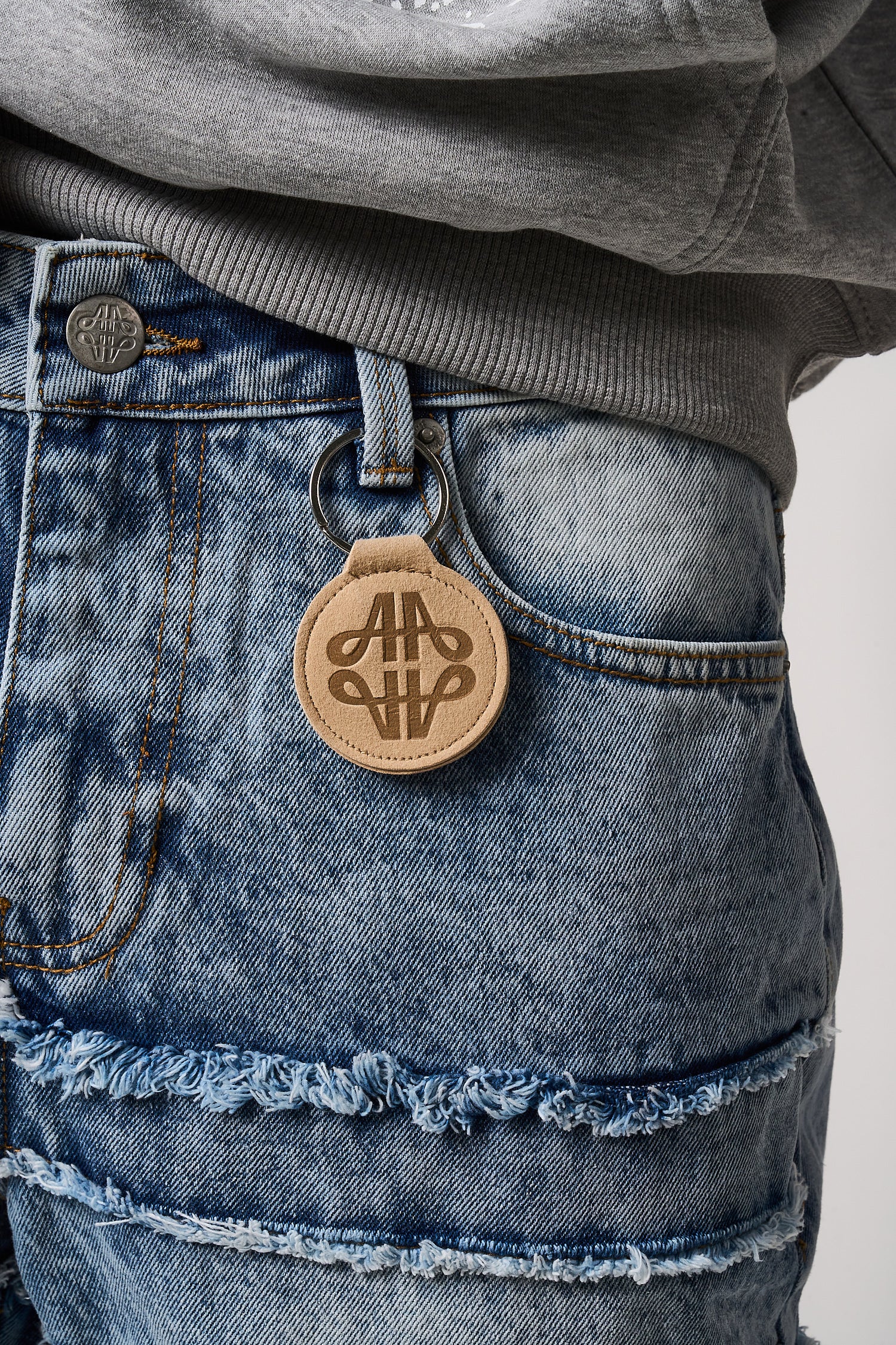 Caspian Stacked Jean Blue