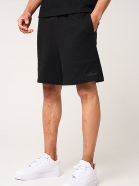 Tempest Waffle Knit Shorts Black