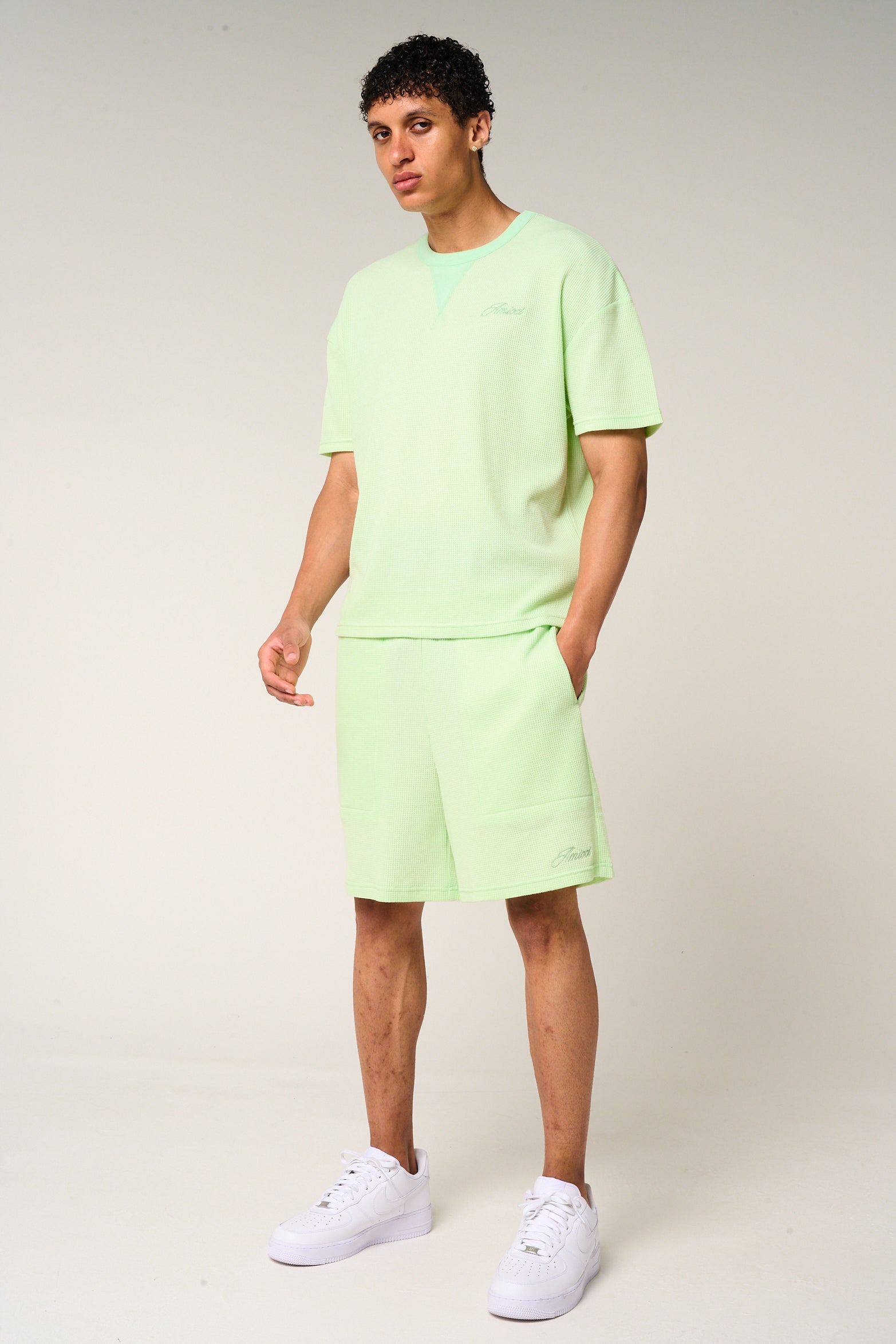 Tempest Waffle Knit T-Shirt Mint