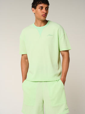 Tempest Waffle Knit T-Shirt Mint