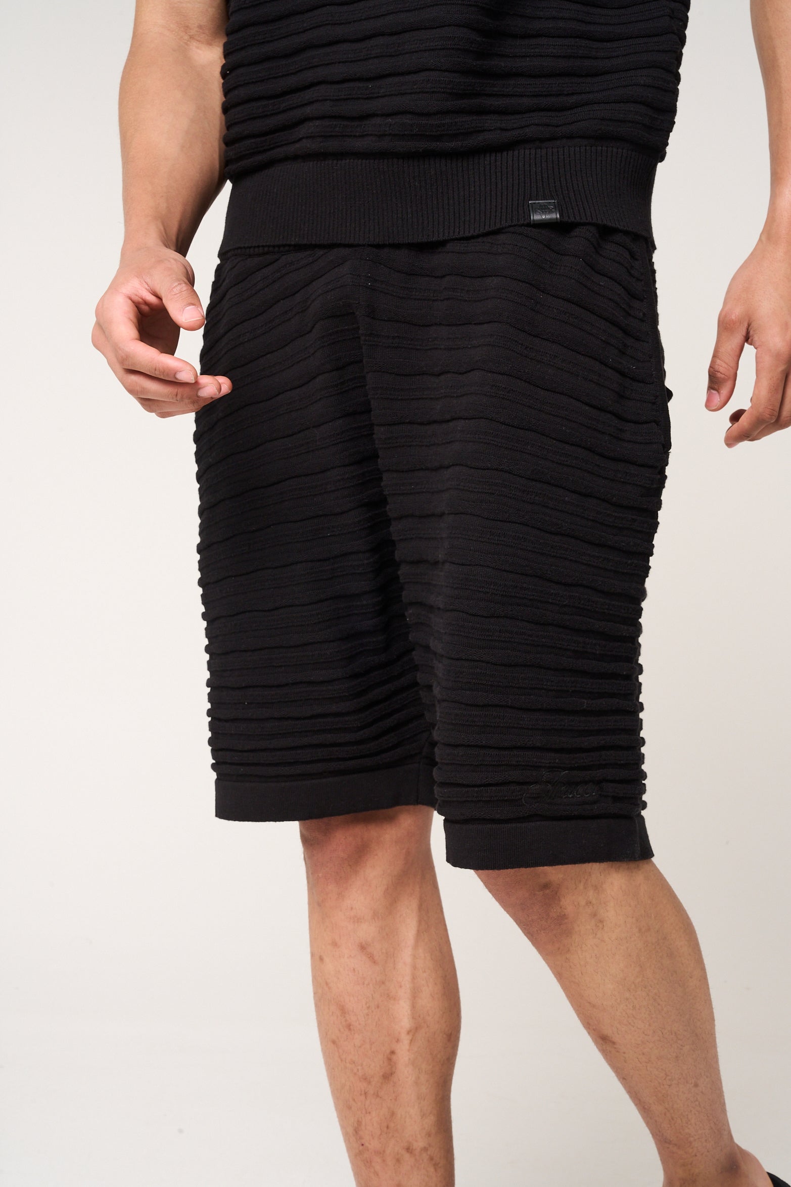 Dune Knitted Shorts Black