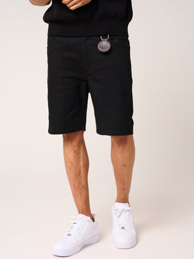 Sarito Cotton Twill Shorts Black